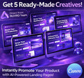 Creative Pack ECOM (x5) – Launch Your Product with Winning Creatives